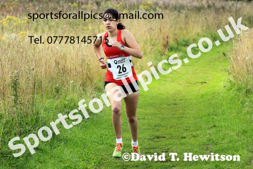 Senior Women, Farringdon Cross Country Relays, Sunderland.  Photo: David T. Hewitson/Sports for All Pics